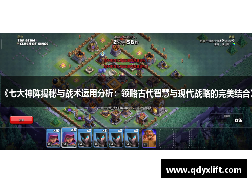 《七大神阵揭秘与战术运用分析：领略古代智慧与现代战略的完美结合》